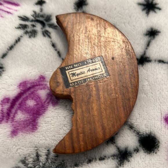 🌚MOON🌙INCENSE BURNER🌛🌜🌖🌓5 HOLES FOR STICKS - Picture 3 of 5